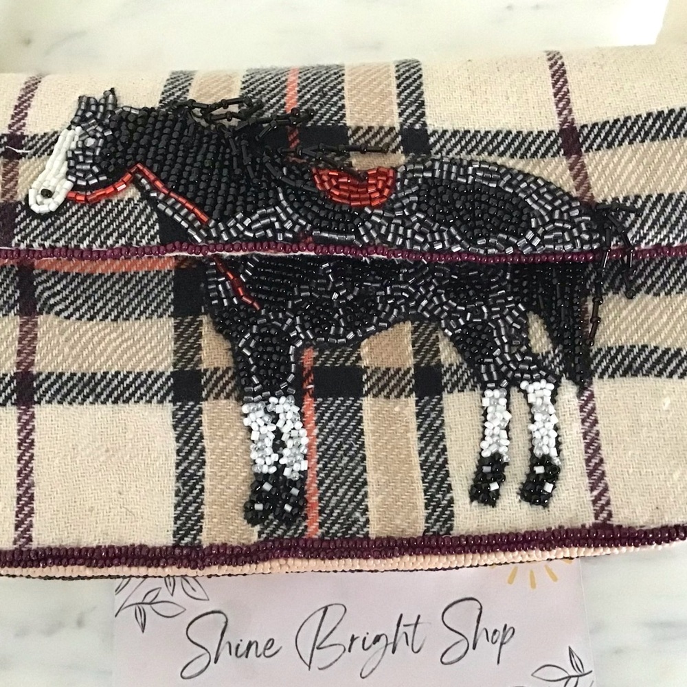 Anthropologie Fiona Bag Horse NWT - Picture 7 of 8